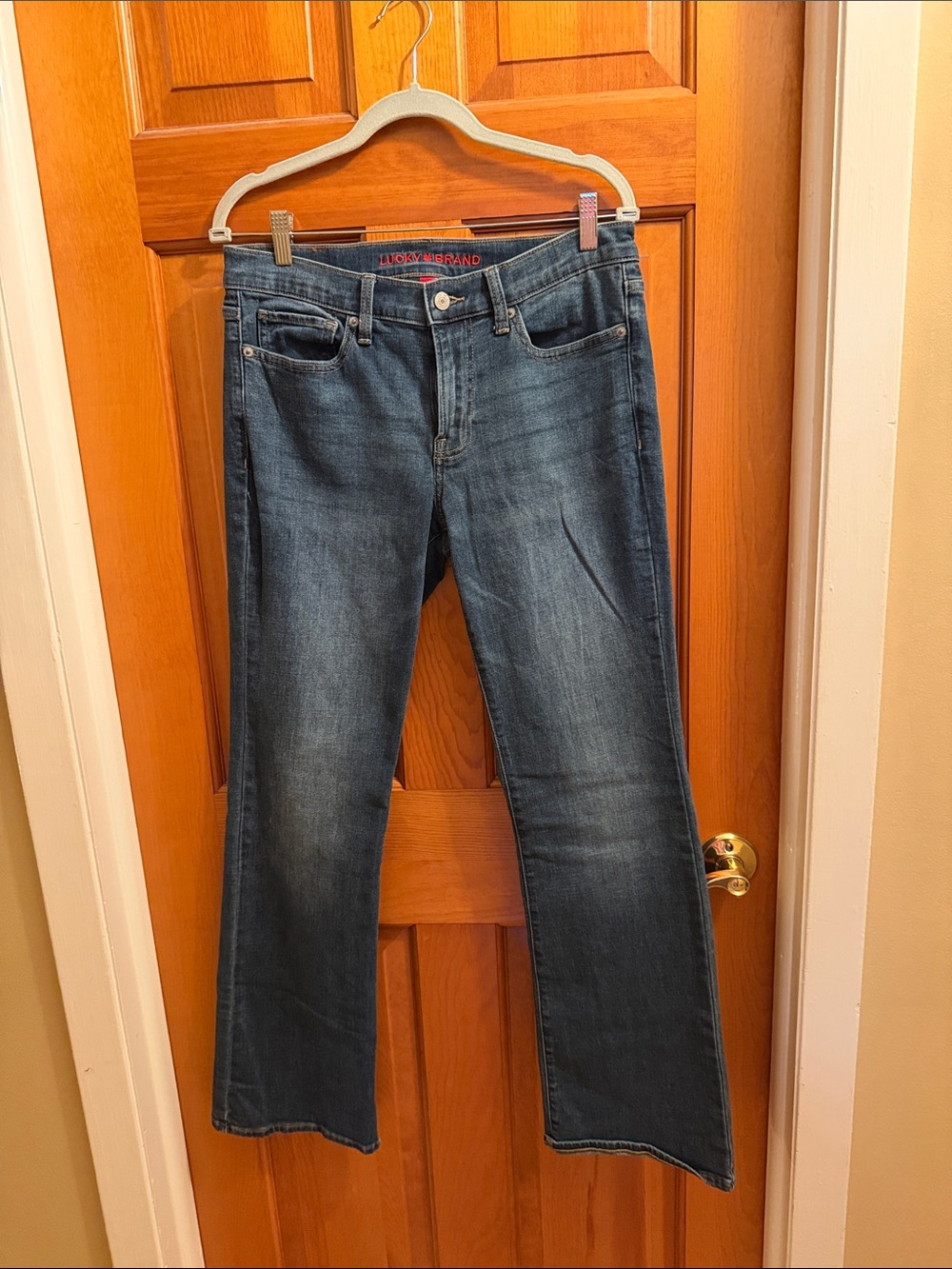 Lucky Brand Womens Medium Wash Boot Cut Jeans